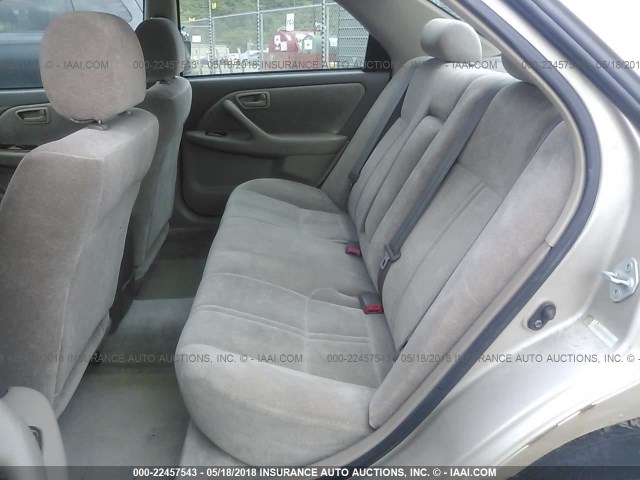 4T1BG22KXWU300043 - 1998 TOYOTA CAMRY CE/LE/XLE 金色 照片 8