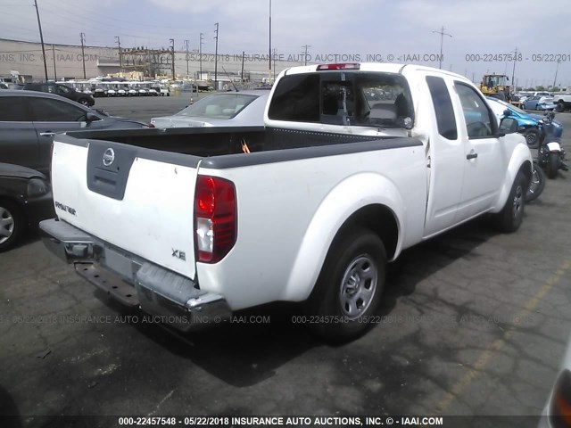 1N6BD06T05C417829 - 2005 NISSAN FRONTIER KING CAB XE WHITE photo 4
