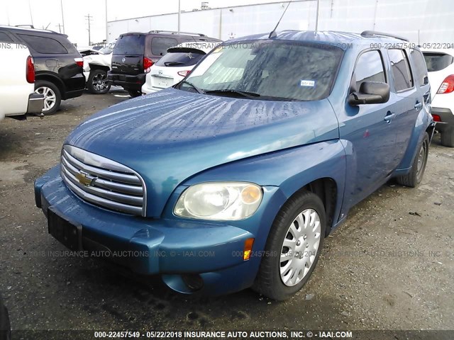 3GNCA13B79S509822 - 2009 CHEVROLET HHR LS BLUE photo 2