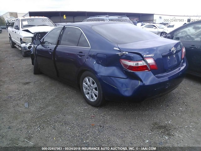 4T1BE46KX8U232714 - 2008 TOYOTA CAMRY CE/LE/XLE/SE BLUE photo 3
