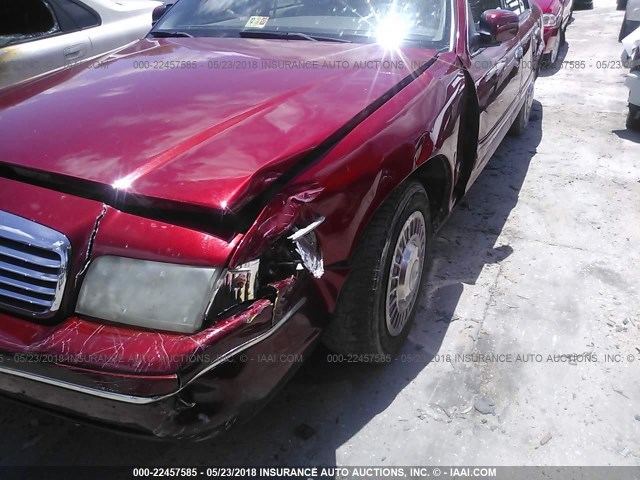 2FAFP73W3XX131312 - 1999 FORD CROWN VICTORIA  RED photo 6