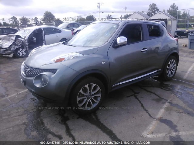 JN8AF5MRXBT017015 - 2011 NISSAN JUKE S/SV/SL GRAY photo 2