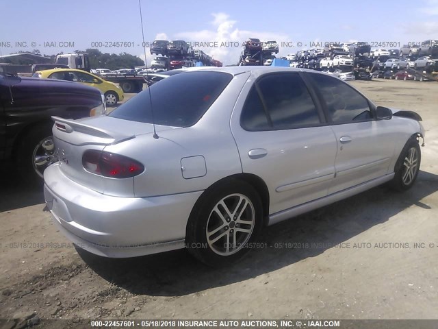 1G1JC524X27416875 - 2002 CHEVROLET CAVALIER CNG SILVER photo 4