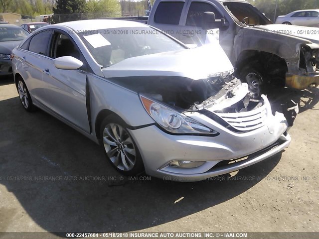 5NPEC4AB1BH317618 - 2011 HYUNDAI SONATA SE/LIMITED SILVER photo 1