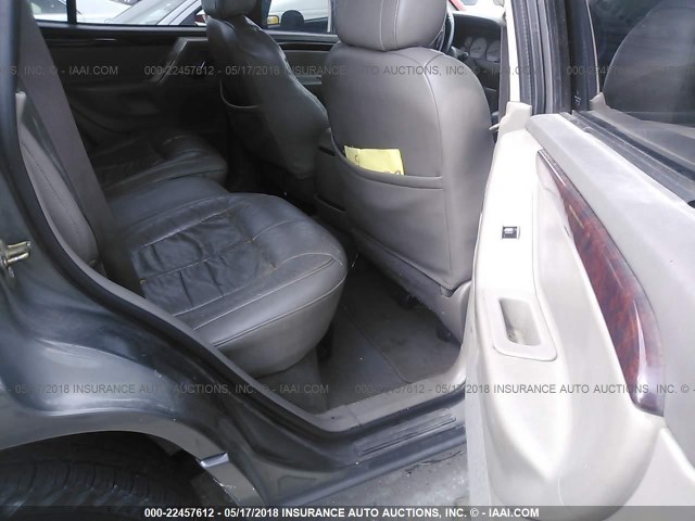 1J4GX58N43C547924 - 2003 JEEP GRAND CHEROKEE LIMITED GRAY photo 8