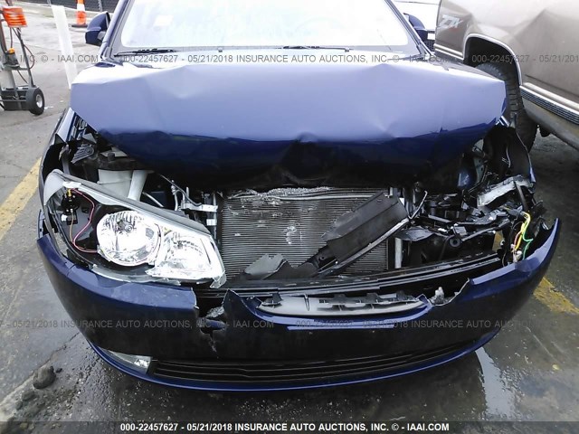 KMHDU46D98U571994 - 2008 HYUNDAI ELANTRA GLS/SE/LIMITED BLUE photo 6