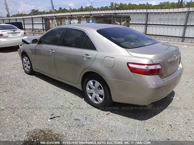 JTNBK46K173023861 - 2007 TOYOTA CAMRY NEW GENERAT LE/XLE/SE GOLD photo 3