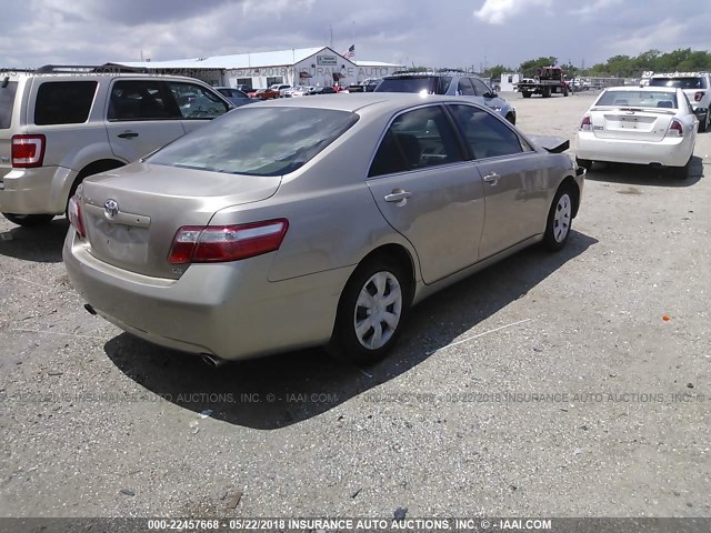 JTNBK46K173023861 - 2007 TOYOTA CAMRY NEW GENERAT LE/XLE/SE GOLD photo 4