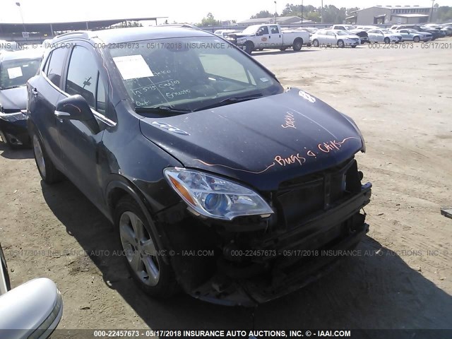 KL4CJBSB6FB203857 - 2015 BUICK ENCORE CONVENIENCE 黑色 照片 1