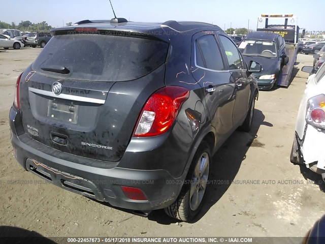 KL4CJBSB6FB203857 - 2015 BUICK ENCORE CONVENIENCE 黑色 照片 4