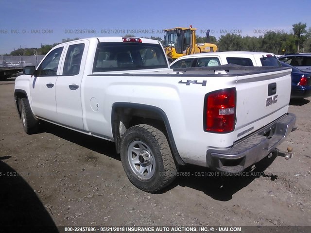 1GTV2TEC6FZ227959 - 2015 GMC SIERRA K1500 WHITE photo 3