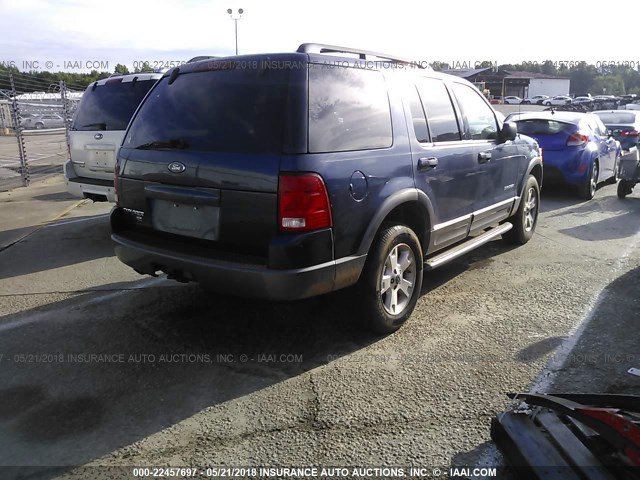 1FMZU63K04UC23614 - 2004 FORD EXPLORER XLT/XLT SPORT/NBX BLUE photo 4