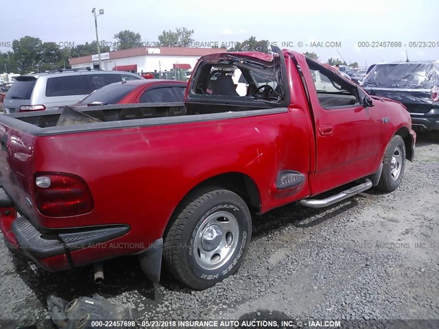 1FTZF072X1KF91327 - 2001 FORD F150 RED photo 4