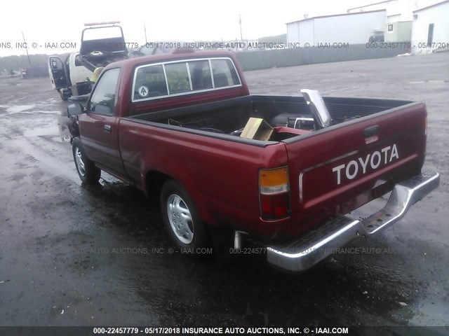 JT4RN81P6S5203919 - 1995 TOYOTA PICKUP 1/2 TON SHORT WHLBSE DX RED photo 3