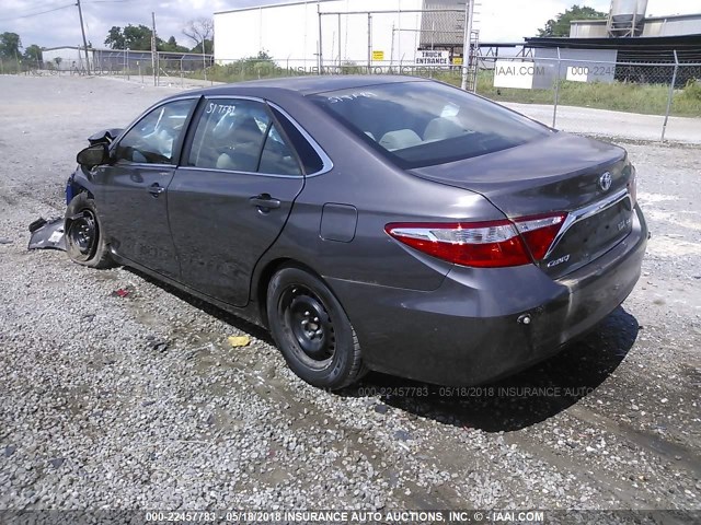 4T1BD1FK6FU162577 - 2015 TOYOTA CAMRY HYBRID/LE/XLE/SE GRAY photo 3