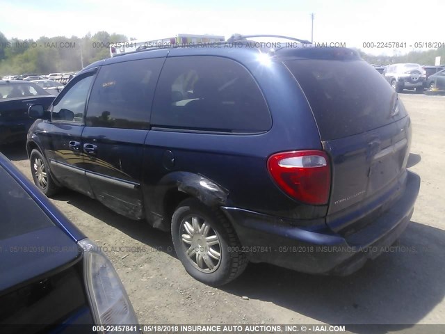 2A4GP54L16R799954 - 2006 CHRYSLER TOWN & COUNTRY TOURING BLUE photo 3