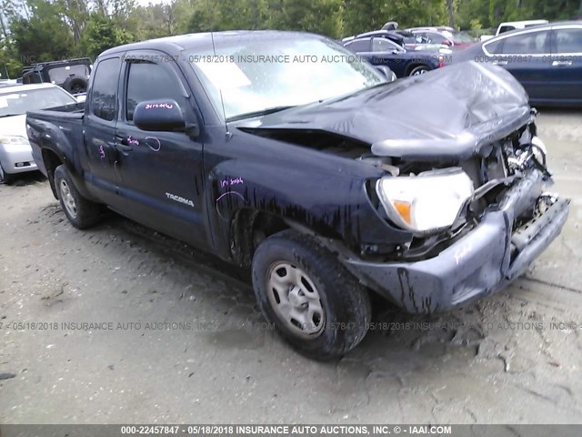 5TFTX4CN7CX014769 - 2012 TOYOTA TACOMA ACCESS CAB Schwarz Foto 1