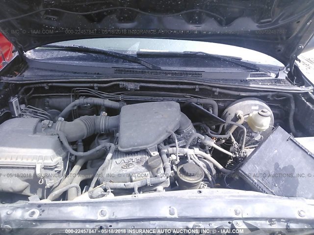 5TFTX4CN7CX014769 - 2012 TOYOTA TACOMA ACCESS CAB Schwarz Foto 10