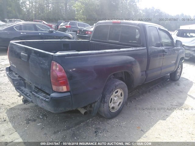 5TFTX4CN7CX014769 - 2012 TOYOTA TACOMA ACCESS CAB Schwarz Foto 4