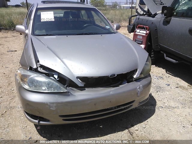 4T1BE32K63U200285 - 2003 TOYOTA CAMRY LE/XLE/SE ოქროსფერი ფოტო 6