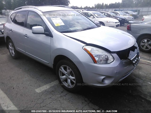 JN8AS5MT4BW189255 - 2011 NISSAN ROGUE S/SV/KROM SILVER photo 1