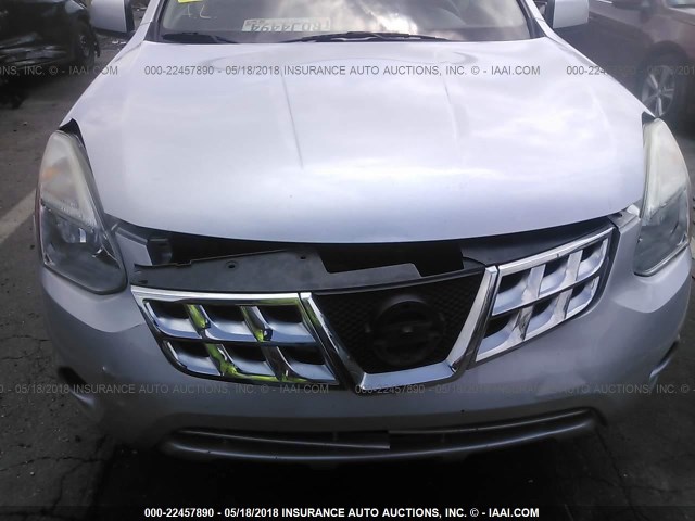 JN8AS5MT4BW189255 - 2011 NISSAN ROGUE S/SV/KROM SILVER photo 6