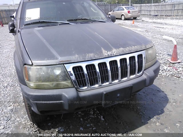 1J4GX48S93C595175 - 2003 JEEP GRAND CHEROKEE LAREDO GRAY photo 6