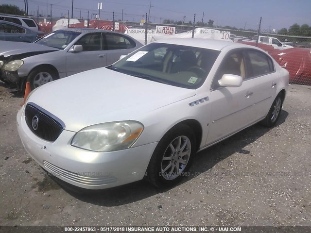 1G4HR57Y36U189239 - 2006 BUICK LUCERNE CXL WHITE photo 2