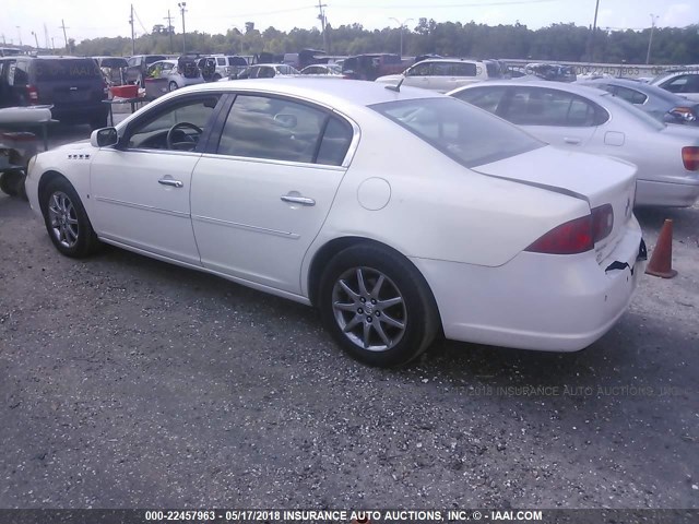 1G4HR57Y36U189239 - 2006 BUICK LUCERNE CXL WHITE photo 3