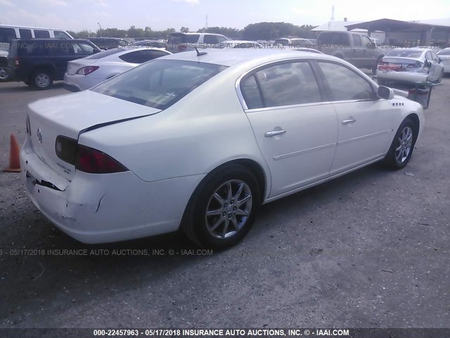 1G4HR57Y36U189239 - 2006 BUICK LUCERNE CXL WHITE photo 4