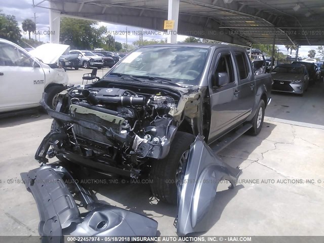 1N6AD0ER1GN751778 - 2016 NISSAN FRONTIER S/SV/SL/PRO-4X GRAY photo 2