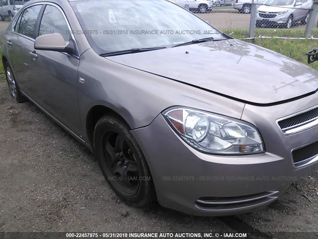 1G1ZH57B98F276117 - 2008 CHEVROLET MALIBU 1LT 锡色 照片 6