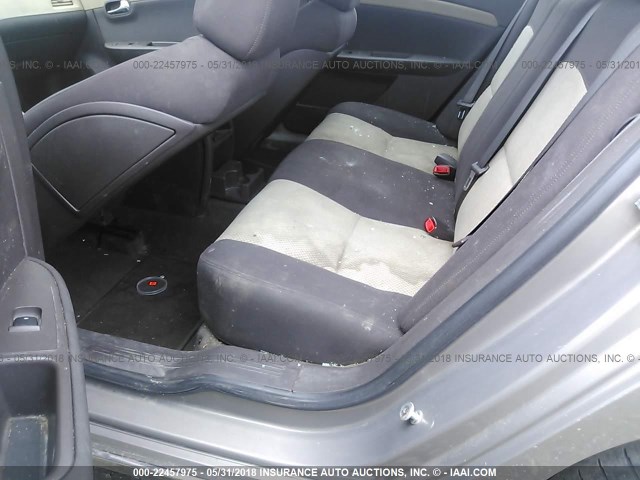 1G1ZH57B98F276117 - 2008 CHEVROLET MALIBU 1LT 锡色 照片 8