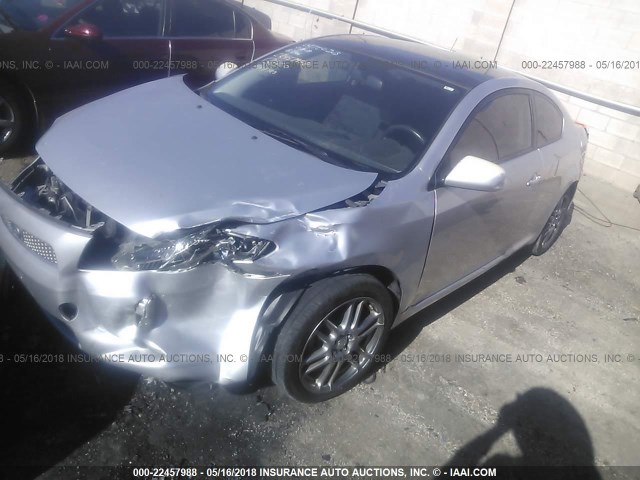 JTKDE177860105317 - 2006 TOYOTA SCION TC ვერცხლისფერი ფოტო 2
