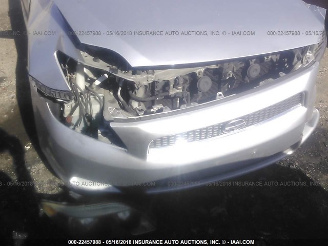 JTKDE177860105317 - 2006 TOYOTA SCION TC ვერცხლისფერი ფოტო 6