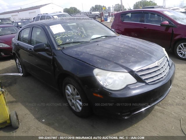 1C3LC46KX7N520793 - 2007 CHRYSLER SEBRING BLACK photo 1