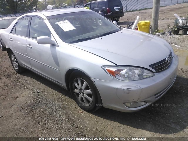 4T1BF30K73U039820 - 2003 TOYOTA CAMRY LE/XLE/SE GRAY photo 1