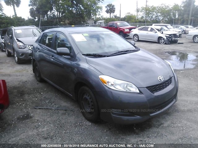 2T1KU4EE2AC299250 - 2010 TOYOTA COROLLA MATRIX  GRAY photo 1