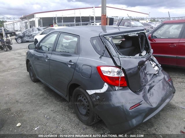 2T1KU4EE2AC299250 - 2010 TOYOTA COROLLA MATRIX  GRAY photo 3