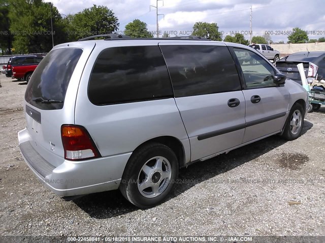 2FMZA51463BB37185 - 2003 FORD WINDSTAR LX SILVER photo 4