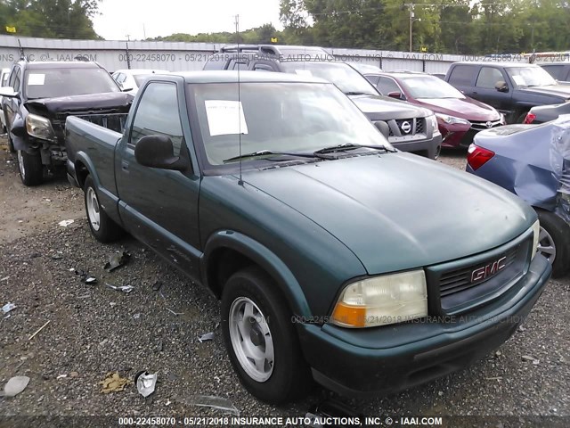 1GTCS1444WK508639 - 1998 GMC SONOMA GREEN photo 1