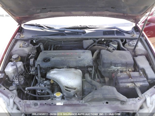 4T1BE32K66U165218 - 2006 TOYOTA CAMRY LE/XLE/SE 栗色 照片 10