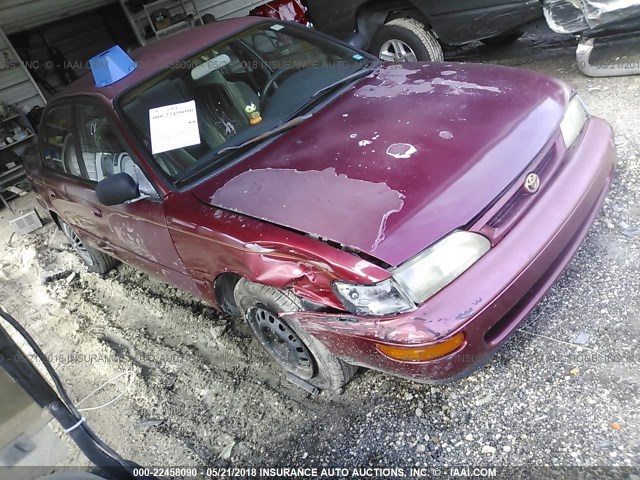 1NXBB02E9TZ415810 - 1996 TOYOTA COROLLA DX RED photo 6