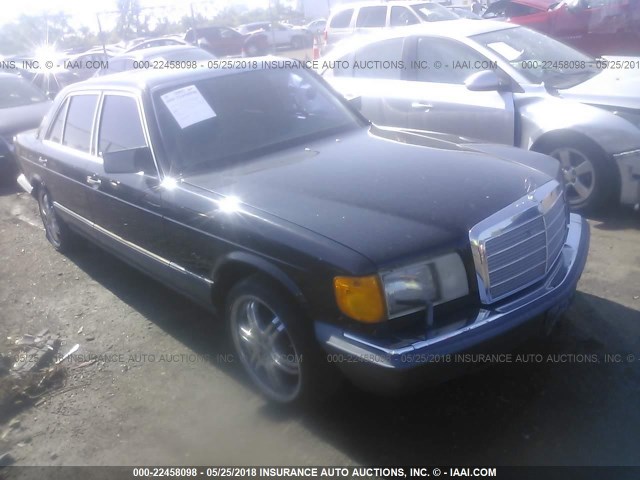 WDBCA35E2LA551740 - 1990 MERCEDES-BENZ 420 SEL Սև լուսանկար 1