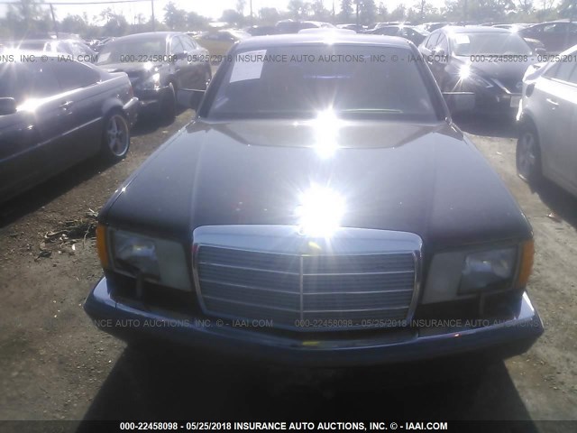 WDBCA35E2LA551740 - 1990 MERCEDES-BENZ 420 SEL Սև լուսանկար 6