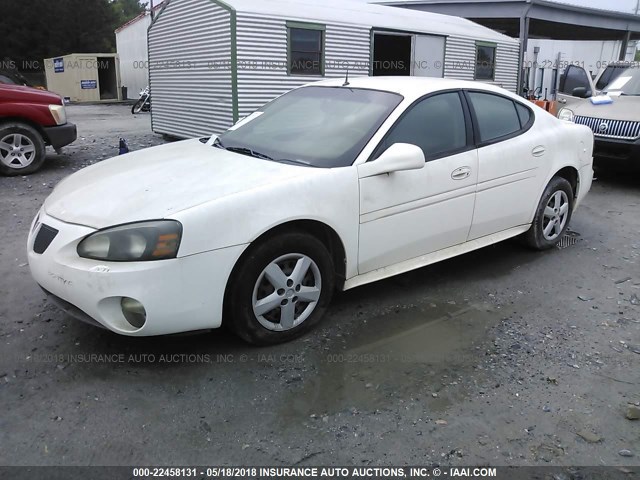 2G2WP522351144692 - 2005 PONTIAC GRAND PRIX WHITE photo 2