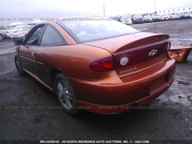 1G1JH12F147200430 - 2004 CHEVROLET CAVALIER LS SPORT ORANGE photo 3