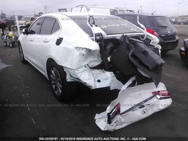 19UUB1F54JA004814 - 2018 ACURA TLX TECH WHITE photo 3
