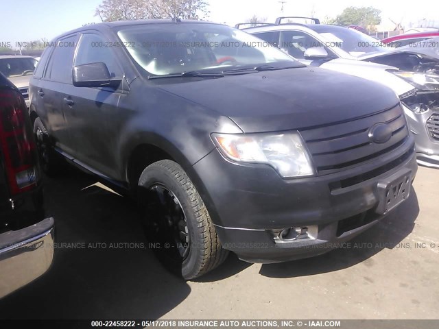 2FMDK48C07BB05028 - 2007 FORD EDGE SEL BLACK photo 1