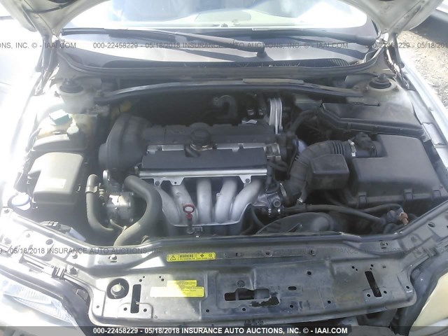 YV1RS612252438786 - 2005 VOLVO S60 WHITE photo 10